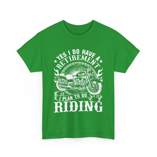 Retirement Plan Motorcycle T-Shirt – Funny Biker Tee
