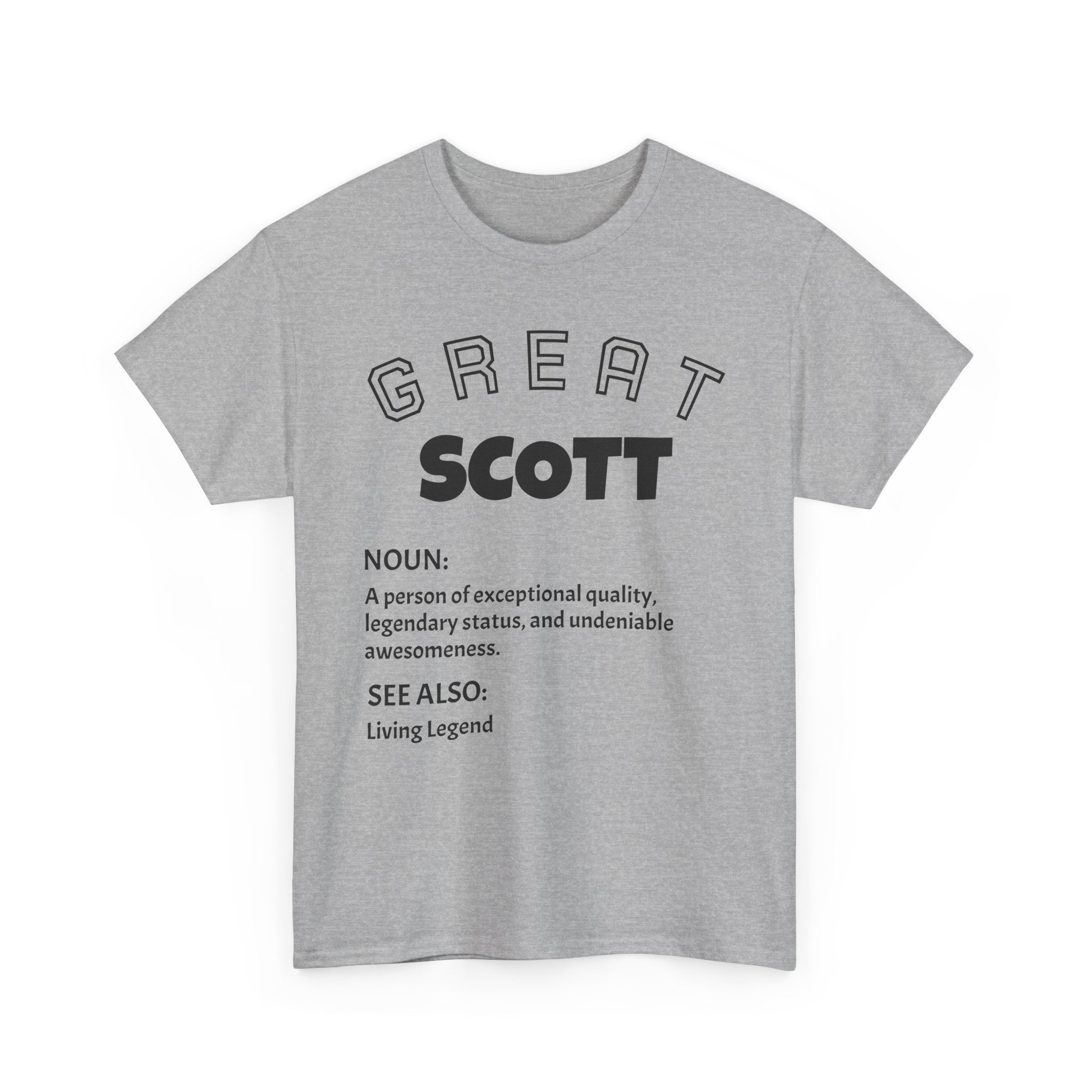 Custom Name Definition T-Shirt | Personalised Living Legend Tee 👤✨