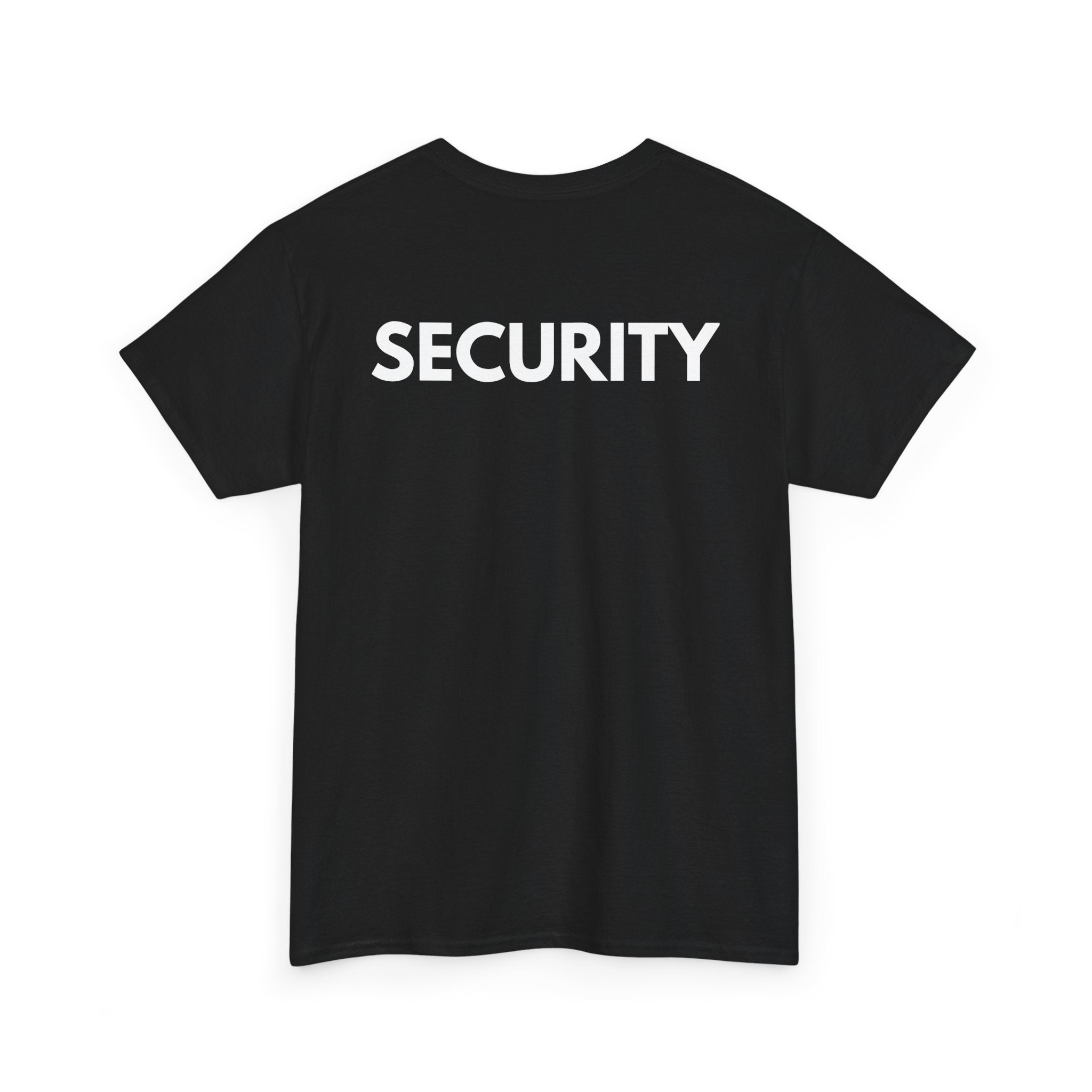 Security T-Shirt | Professional High-Visibility Back Print Tee 🛡️