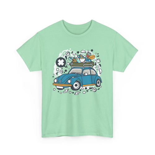Fishing Tour VW Beetle T-Shirt – Fishing & Peace Vibes