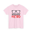 Science Nerd T-Shirt | Fun Design with Black-Rimmed Glasses