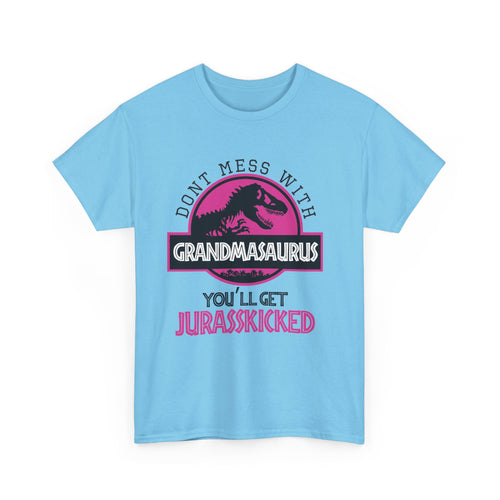 Don't Mess with Grandmasaurus T-Shirt | Funny Dinosaur Tee
