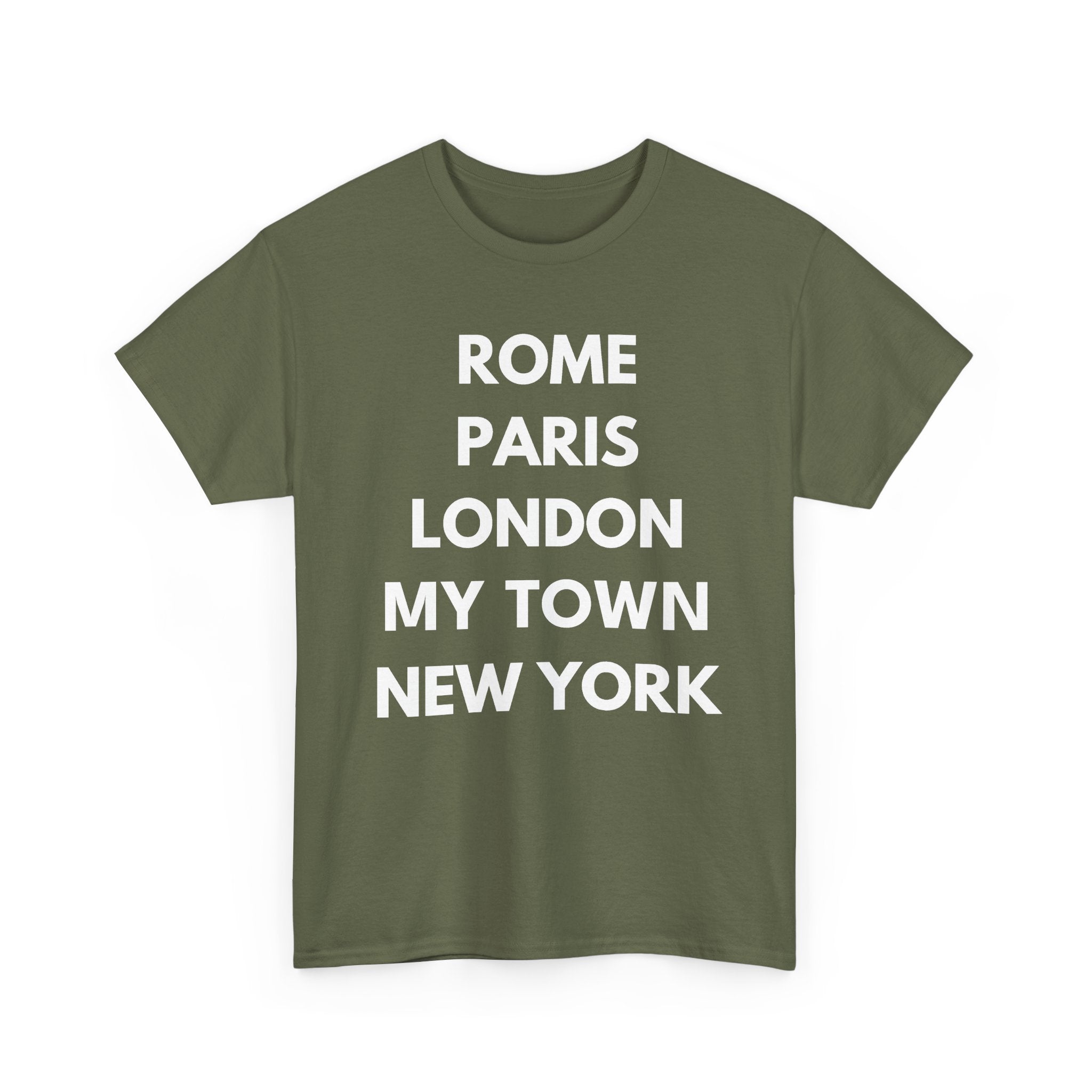 Personalised City List T-Shirt | Rome Paris London New York Custom Tee ✈️👕
