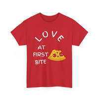 Love at First Bite T-Shirt – Pizza Lover Tee