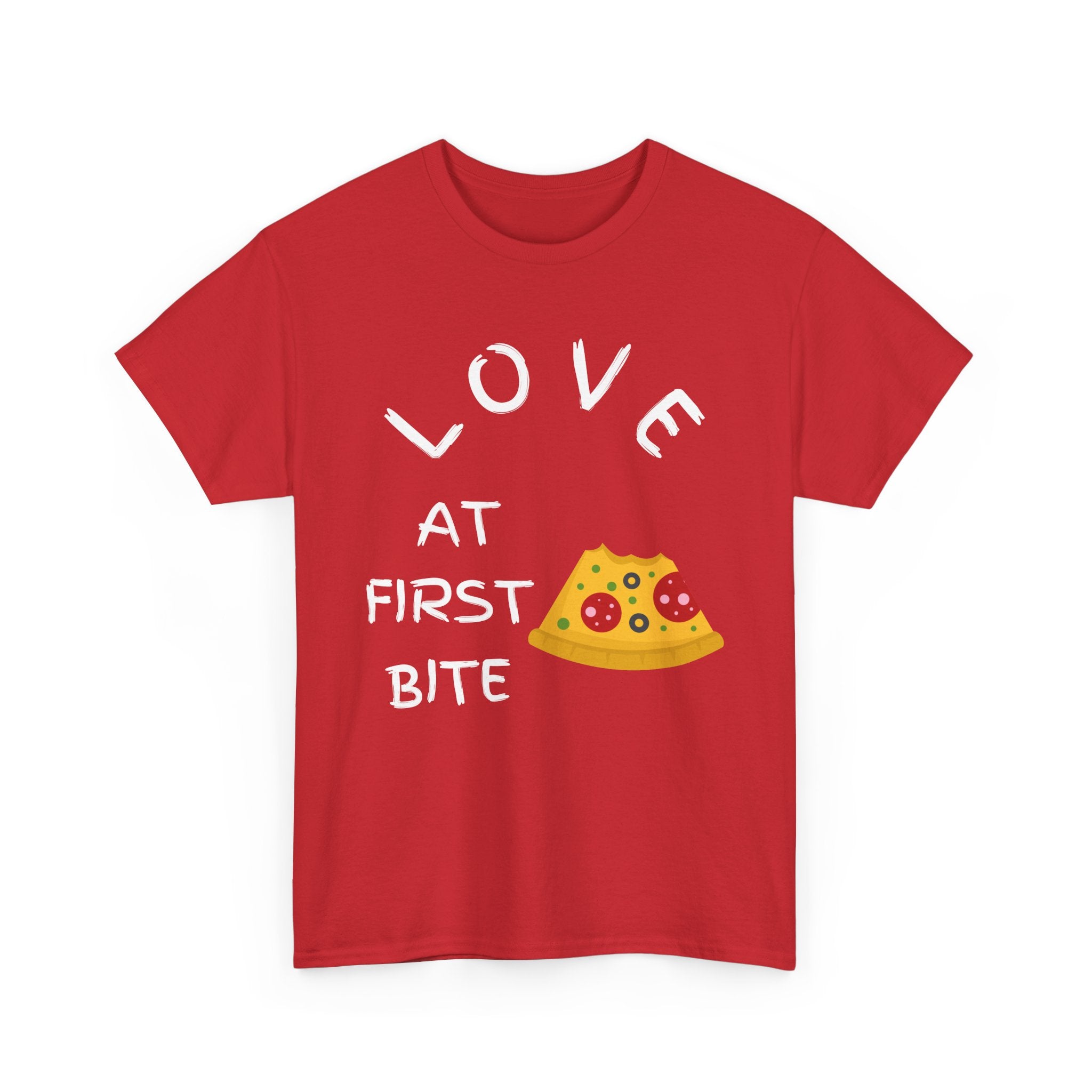 Love at First Bite T-Shirt – Pizza Lover Tee