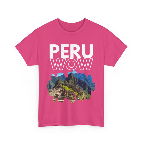 Peru Wow T-Shirt – Machu Picchu Adventure Design