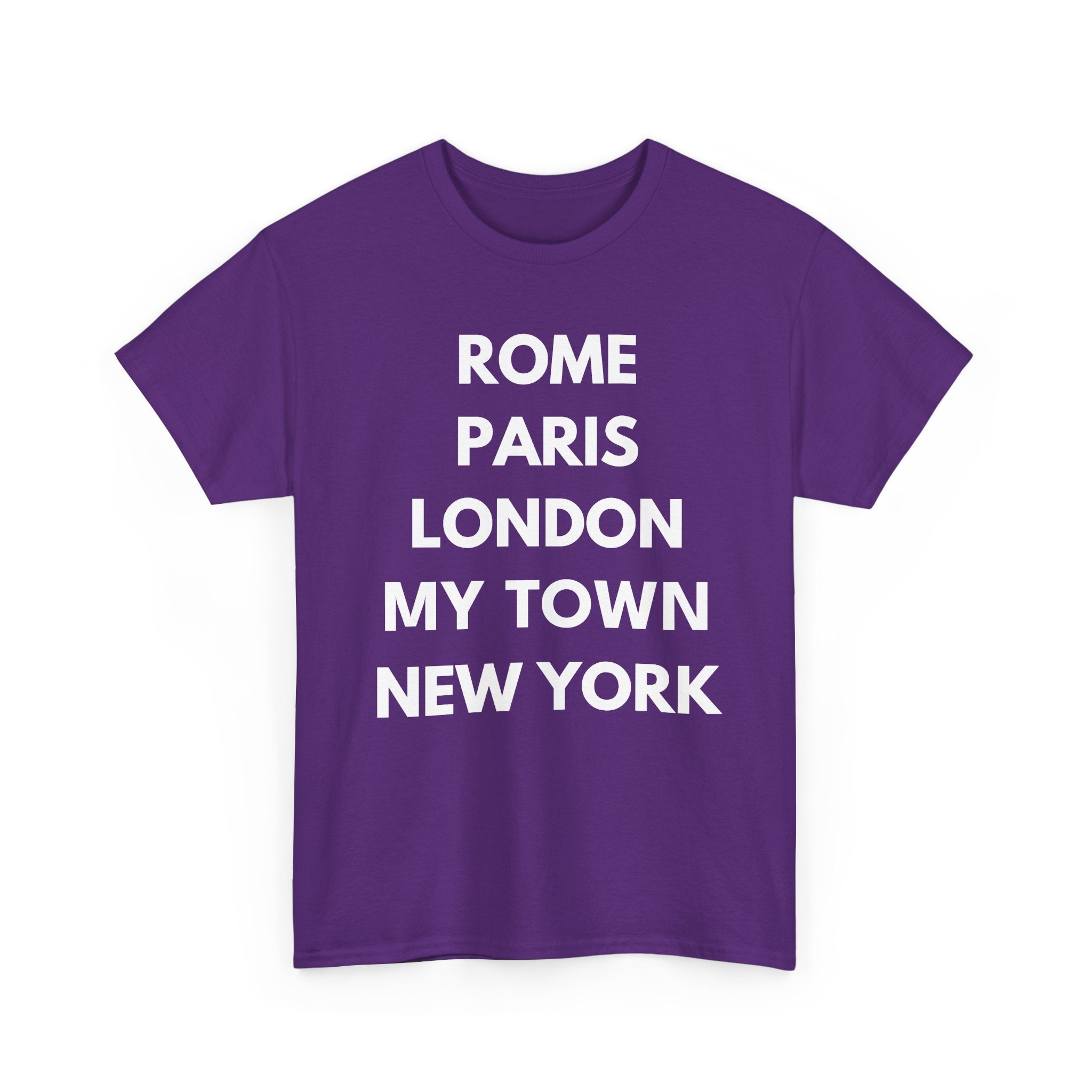 Personalised City List T-Shirt | Rome Paris London New York Custom Tee ✈️👕