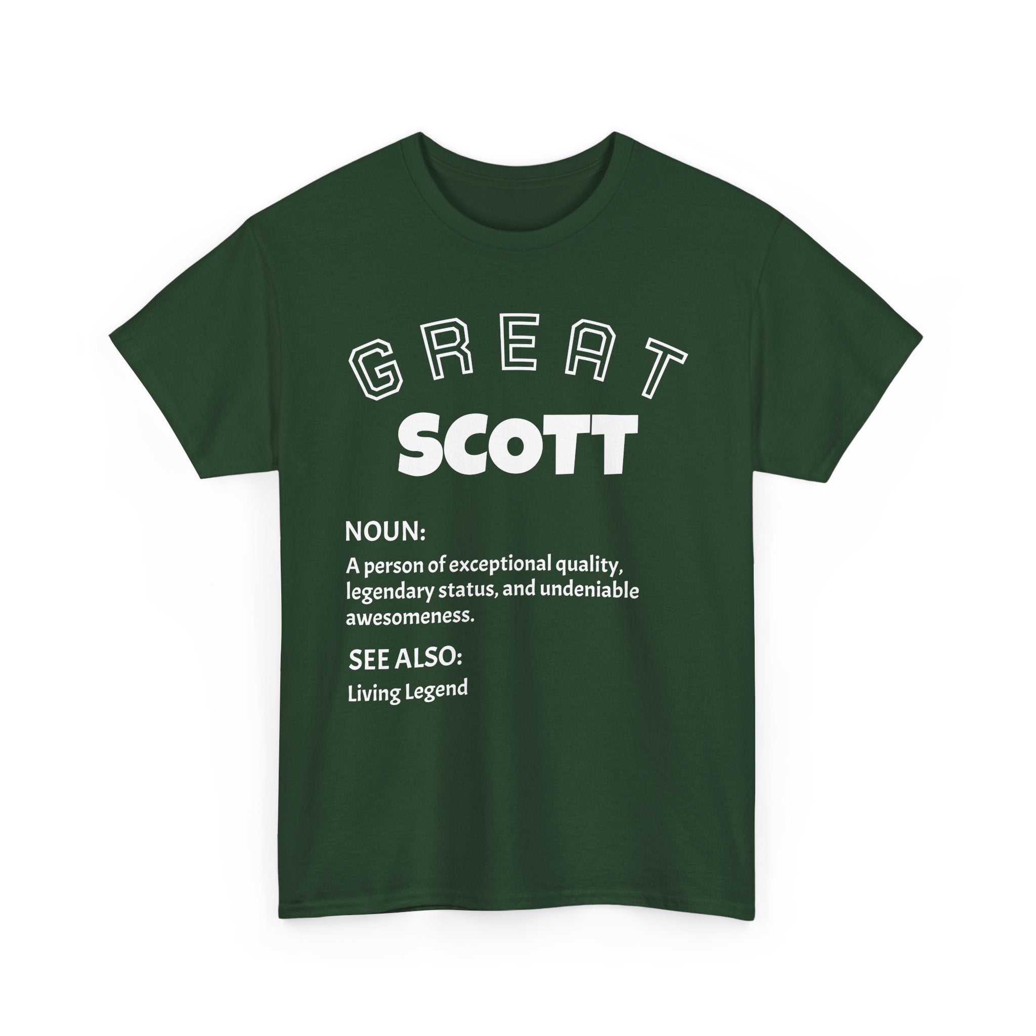 Custom Name Definition T-Shirt | Personalised Living Legend Tee 👤✨