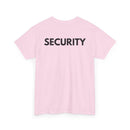 Security T-Shirt | Professional High-Visibility Back Print Tee 🛡️