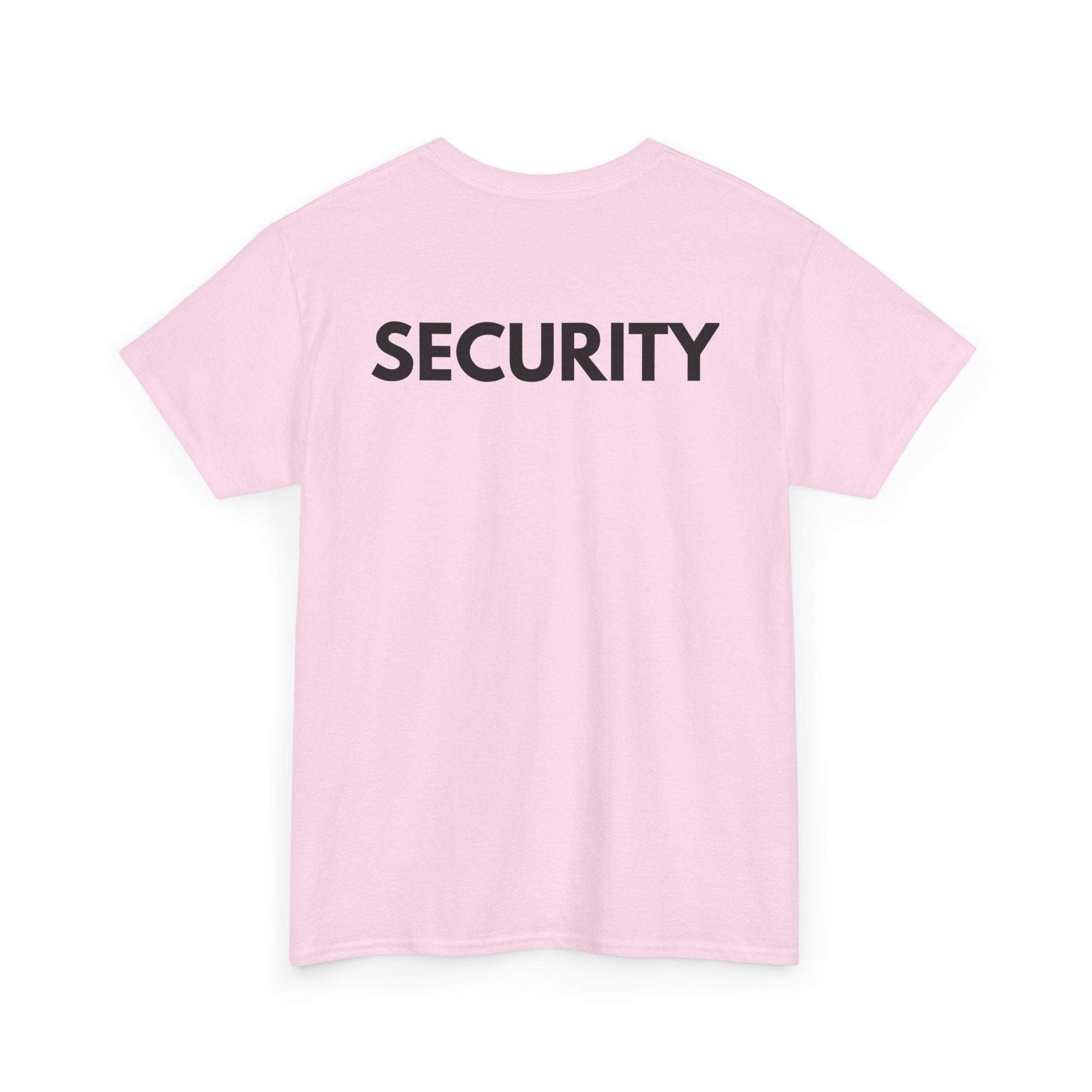 Security T-Shirt | Professional High-Visibility Back Print Tee 🛡️