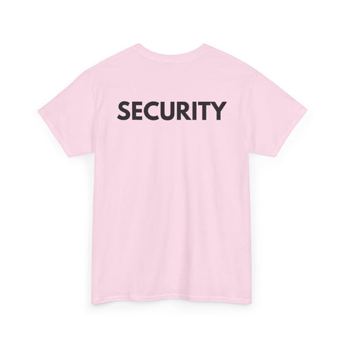 Security T-Shirt | Professional High-Visibility Back Print Tee 🛡️