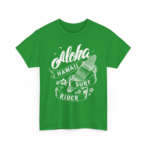 Aloha Hawaii Surf Rider T-Shirt – Ride the Waves in Style