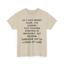 Pissing Everyone Off Is Easy, Funny T-Shirt – Sarcastic Humour Tee