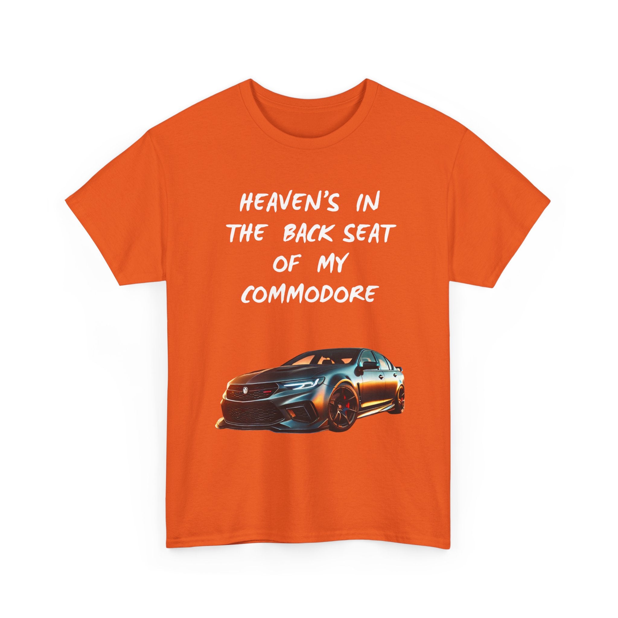 Custom Commodore Photo T-Shirt | Heaven’s In The Back Seat Personalised Tee 📸🇦🇺