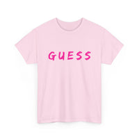 Guess T-Shirt for that brave female | Minimalist Front-Print Graphic Tee ❓✨