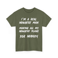 Nowhere Man T-Shirt – Beatles-Inspired Lyric Tee for Dreamers | T Shirt World Australia 🎸🖤👕
