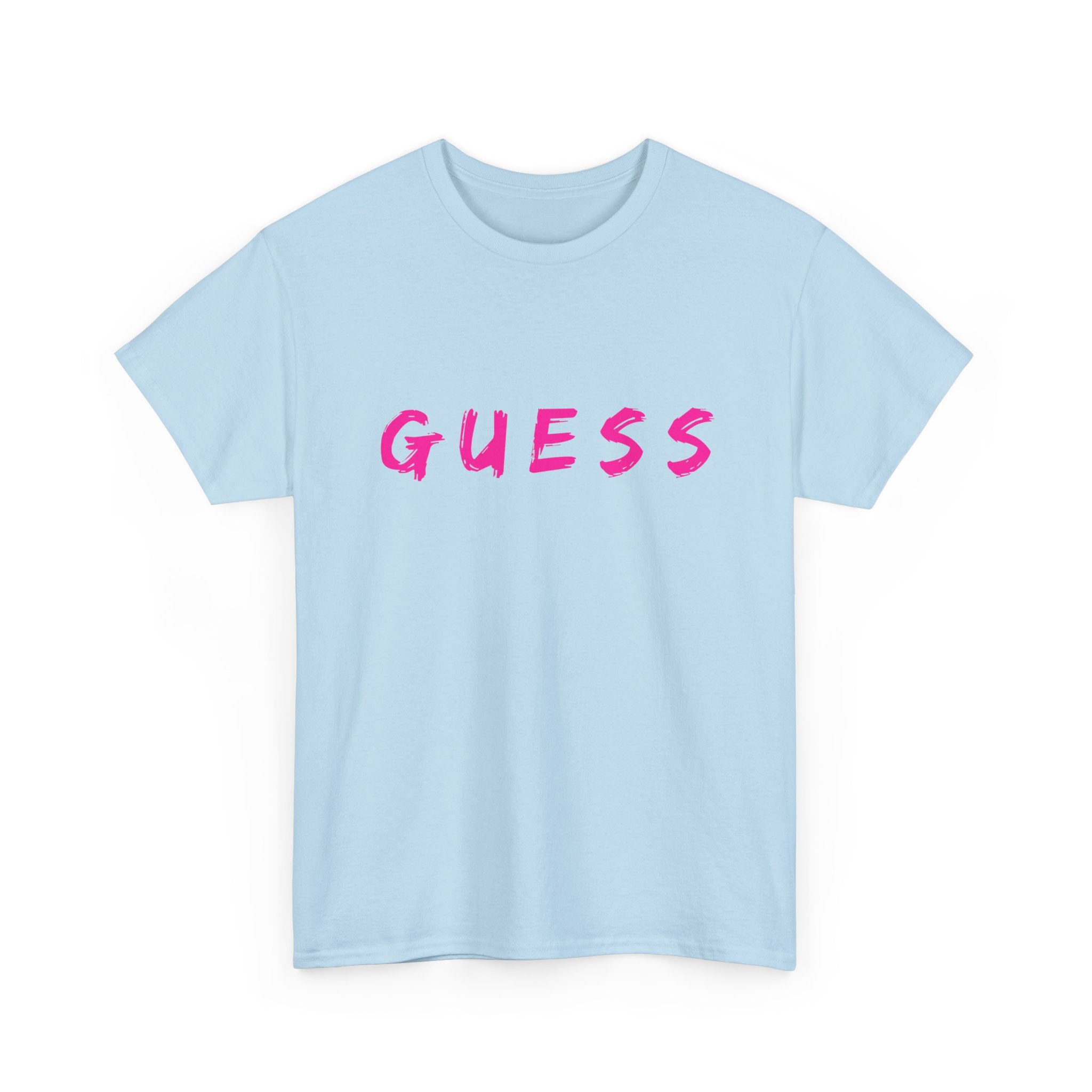 Guess T-Shirt for that brave female | Minimalist Front-Print Graphic Tee ❓✨