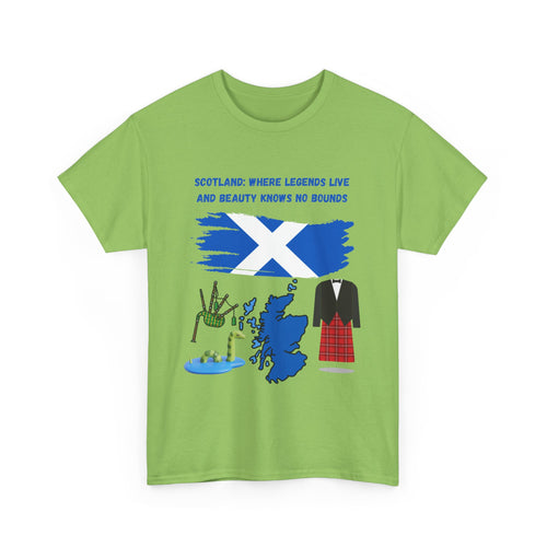 Scotland T-Shirt – Where Legends Live and Beauty Knows No Bounds