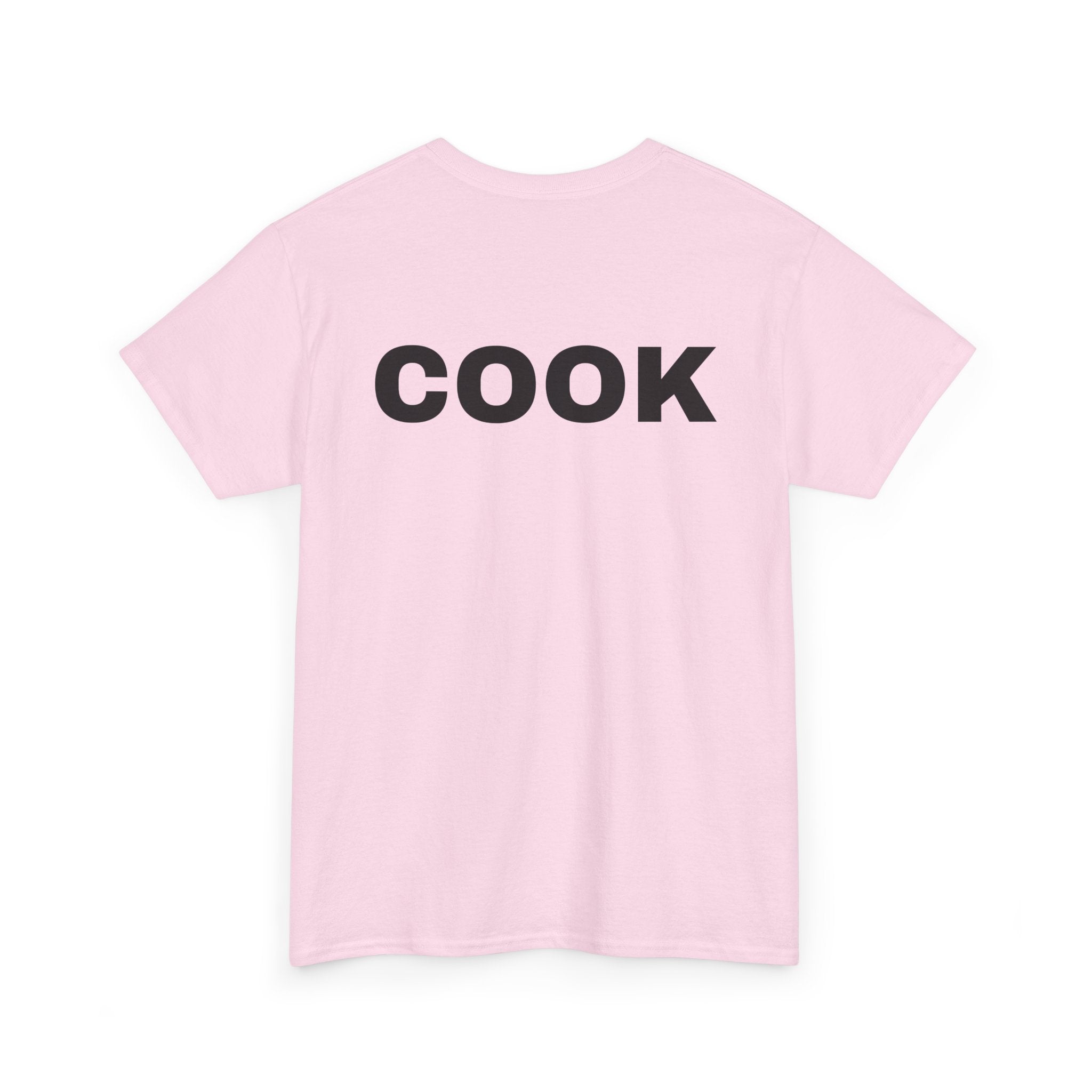 Cook T-Shirt | Professional or Backyard Kitchen Cook Back-Print Tee 🍳