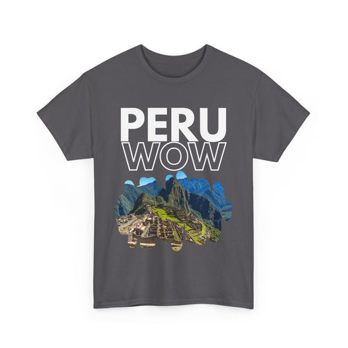 Peru Wow T-Shirt – Machu Picchu Adventure Design