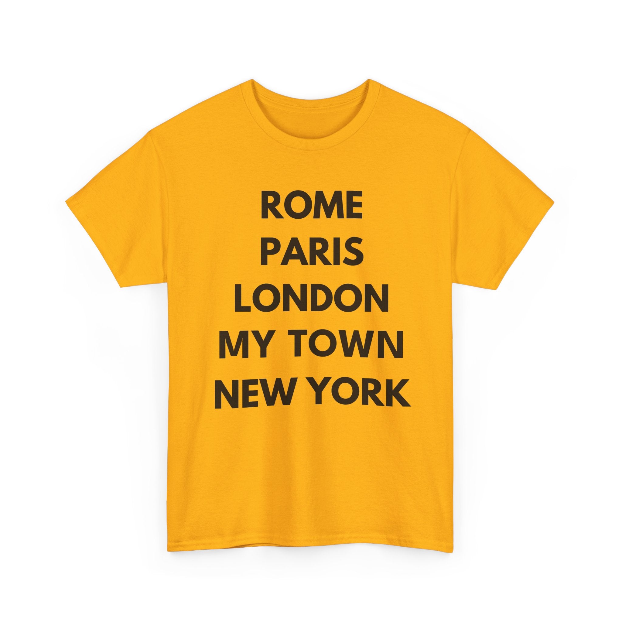 Personalised City List T-Shirt | Rome Paris London New York Custom Tee ✈️👕