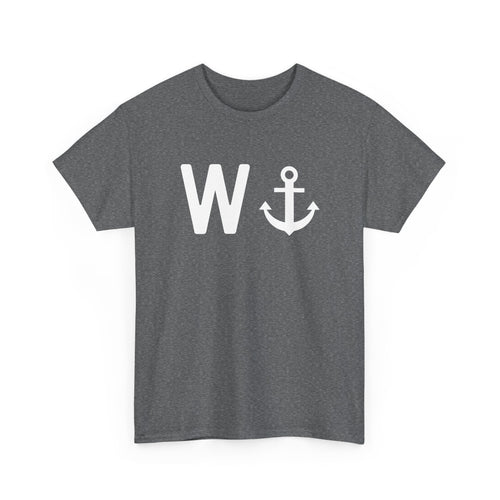 W Anchor (Wanker) T-Shirt – Witty and Cheeky Design