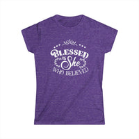 Blessed Is She Who Believed T-Shirt | Faith & Inspiration ✨