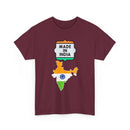 Made In India T-Shirt | Indian Flag & Country Map Outline T-Shirt 🧡🤍💚