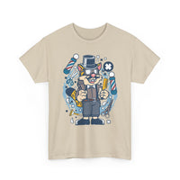 Cool Cat Barber T-Shirt | Unique Barber Shop Graphic Tee 💈🐾