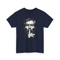 Shh Bearded Man T-Shirt – Stylish & Mysterious Design