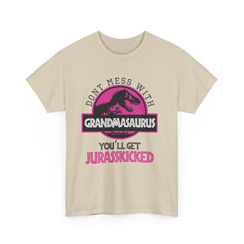 Don't Mess with Grandmasaurus T-Shirt | Funny Dinosaur Tee