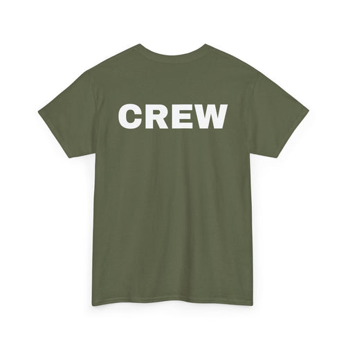 Crew T-Shirt | Professional Event & Staff Back-Print Tee 👥