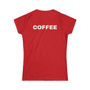 Coffee Barista T-Shirt for Women – Cute Café Style Tee | Back Print ☕👩‍🍳👕
