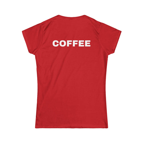 Coffee Barista T-Shirt for Women – Cute Café Style Tee | Back Print ☕👩‍🍳👕