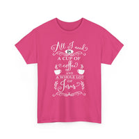 Coffee & Jesus T-Shirt – Faith & Caffeine Lover Tee