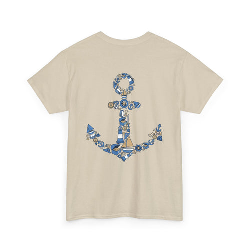Nautical Anchor T-Shirt | Maritime Symbols Design