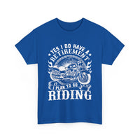 Retirement Plan Motorcycle T-Shirt – Funny Biker Tee