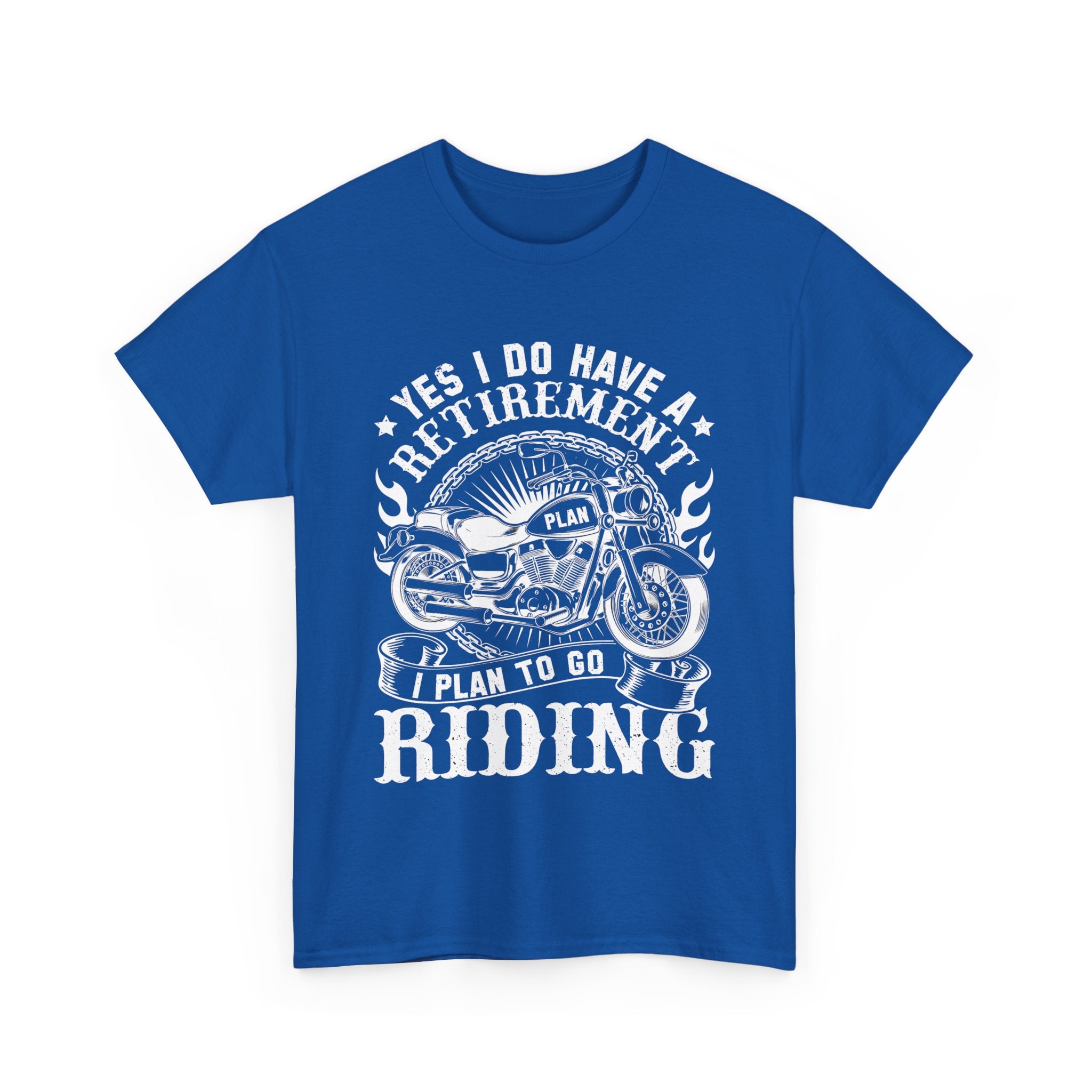 Retirement Plan Motorcycle T-Shirt – Funny Biker Tee
