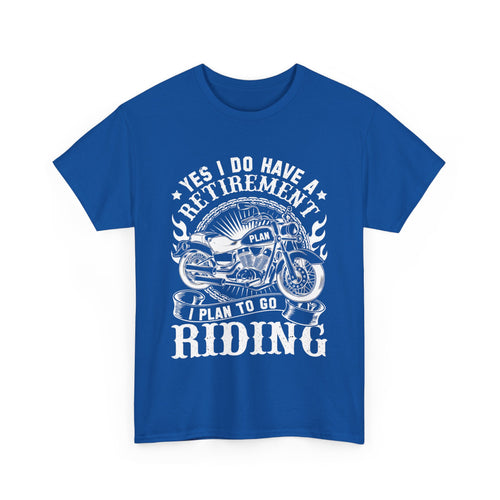 Retirement Plan Motorcycle T-Shirt – Funny Biker Tee