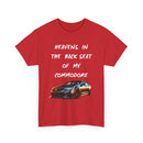 Heaven’s in the Back Seat of My Commodore T-Shirt – Classic Aussie Car Tee