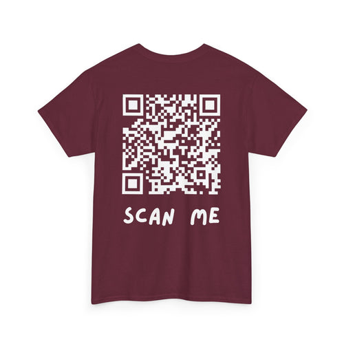 Custom QR Code T-Shirt | Scan & Discover Hidden Links