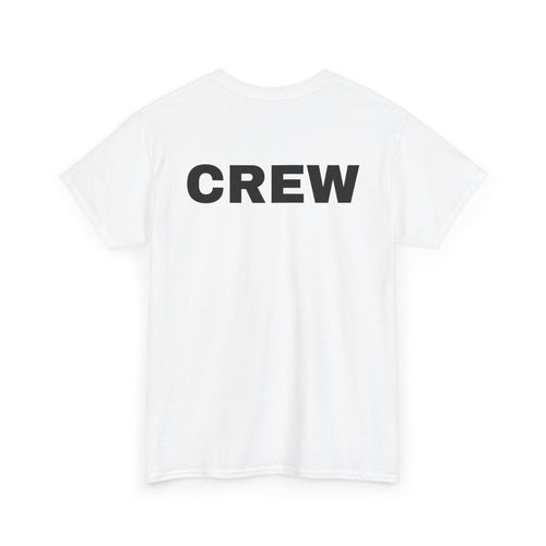 Crew T-Shirt | Professional Event & Staff Back-Print Tee 👥