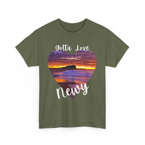 Gotta Love Newy Unisex T-Shirt – Customizable Heart-Shaped Design