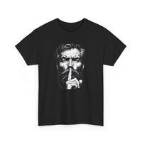 Shh Bearded Man T-Shirt – Stylish & Mysterious Design