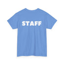 Staff Unisex T-Shirt (Back Print)