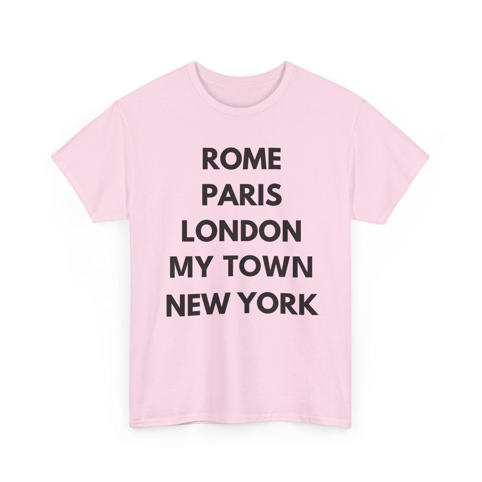 Personalised City List T-Shirt | Rome Paris London New York Custom Tee ✈️👕