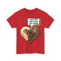 Angry Koala Fuck Off and Leave Me Alone T-Shirt – Bold Aussie Attitude