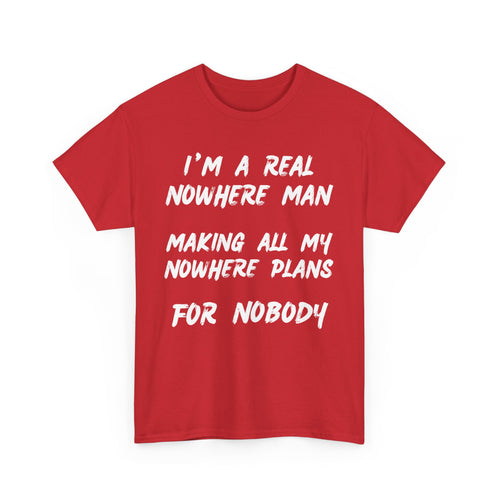 Nowhere Man T-Shirt – Beatles-Inspired Lyric Tee for Dreamers | T Shirt World Australia 🎸🖤👕