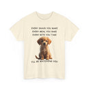 Custom Dog Photo T-Shirt | Every Snack You Make Funny Pet Tee – 🐶📸