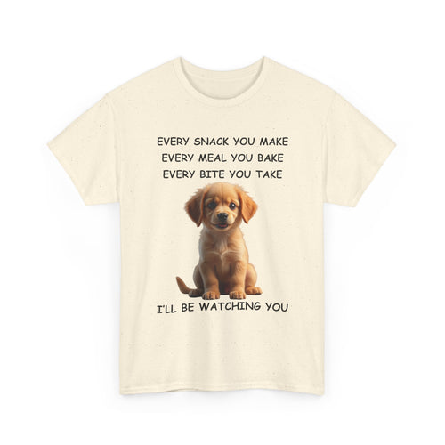 Custom Dog Photo T-Shirt | Every Snack You Make Funny Pet Tee – 🐶📸